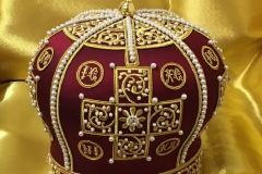 Αρχιερατική Μίτρα Γκρενά μεταξωτό 1